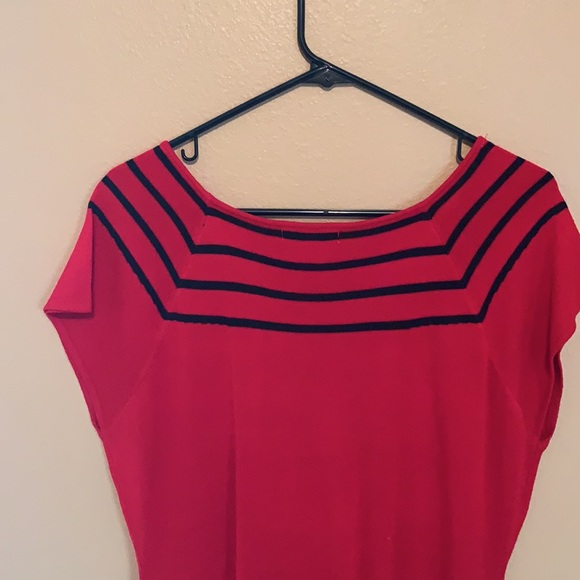 Red Sweater Dress - Picture 6 of 8